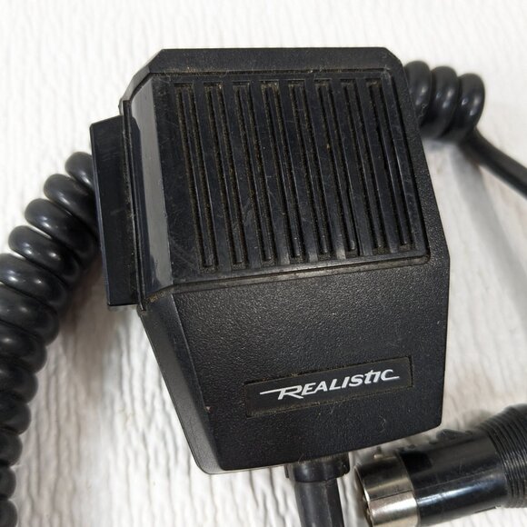 Vintage Realistic Electret Condenser Microphone CB radio Thailand parts UNTESTED - Picture 2 of 8